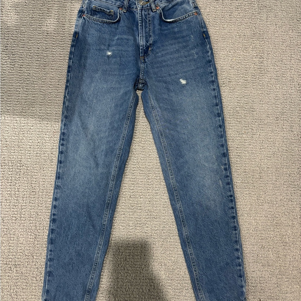 BDG Blue Straight Leg Jeans